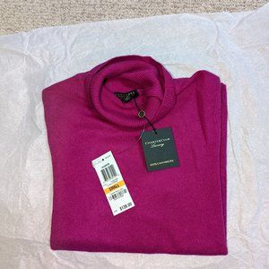 New Currant Charter Club 100% Cashmere turtle neck - size S
